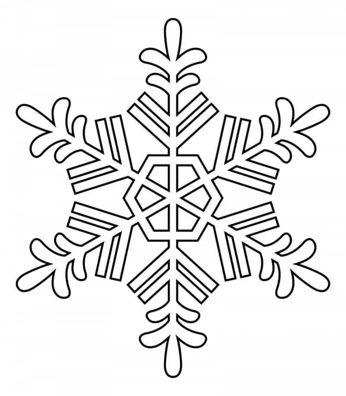 Snowflake for kids #1