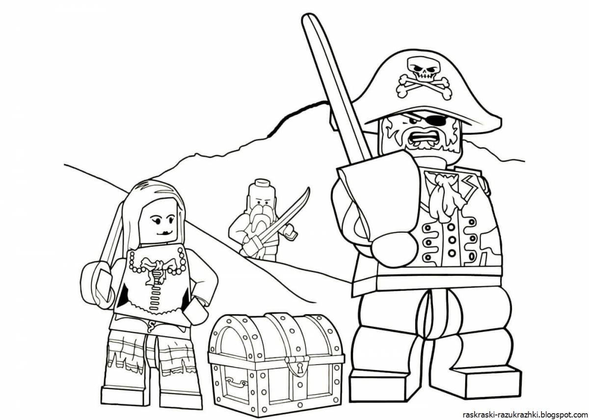 Colorful roblox coloring book for kids