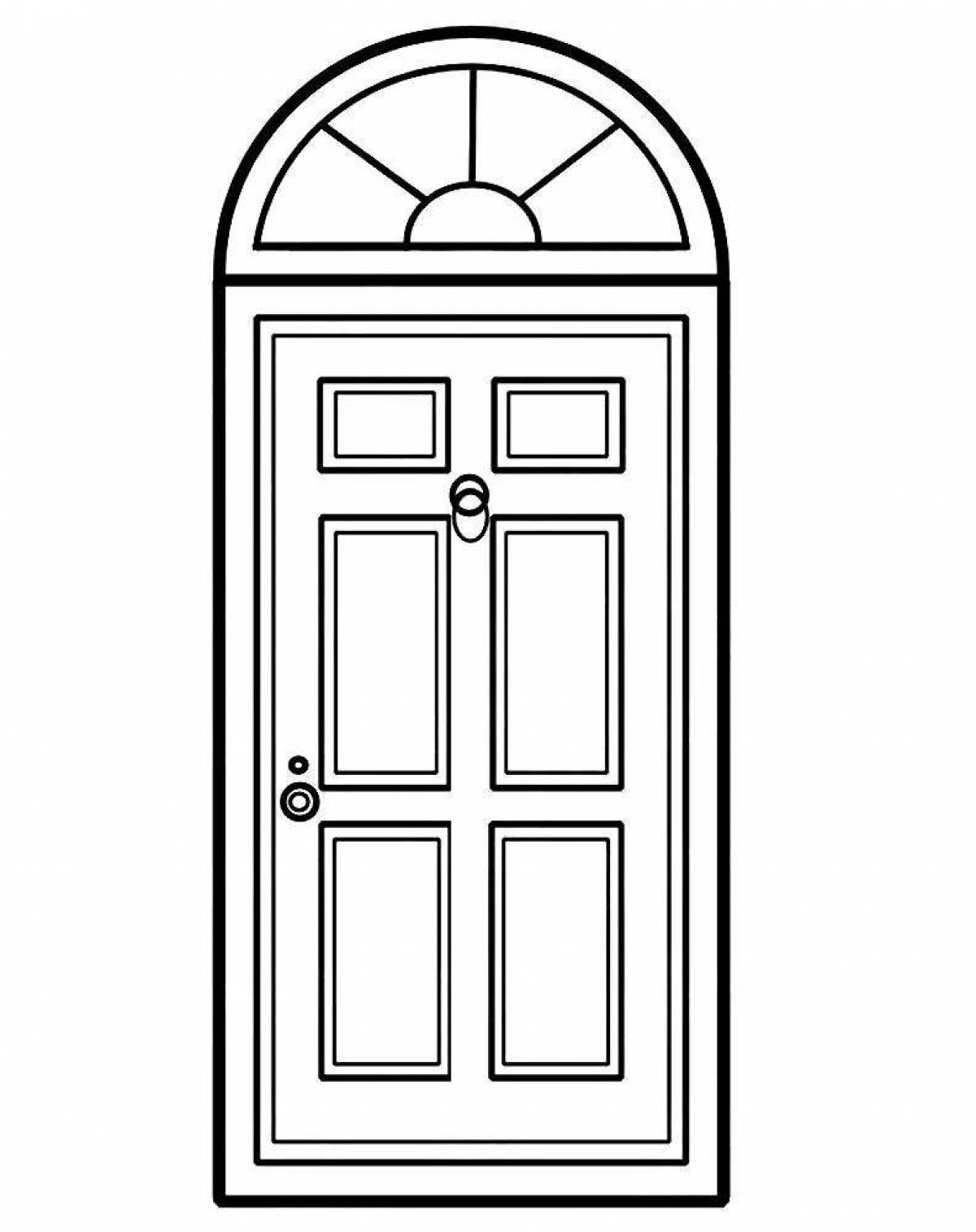 Innovative dors coloring pages