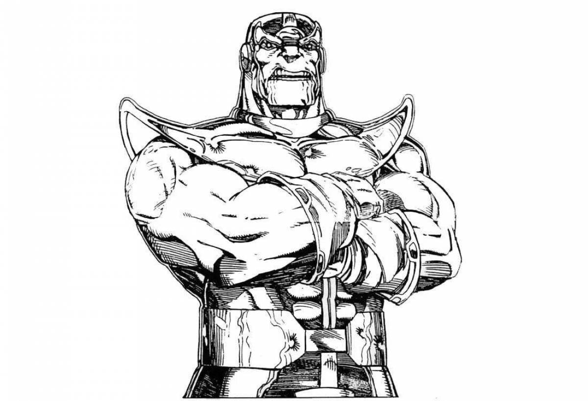 Marvelous thanos coloring book
