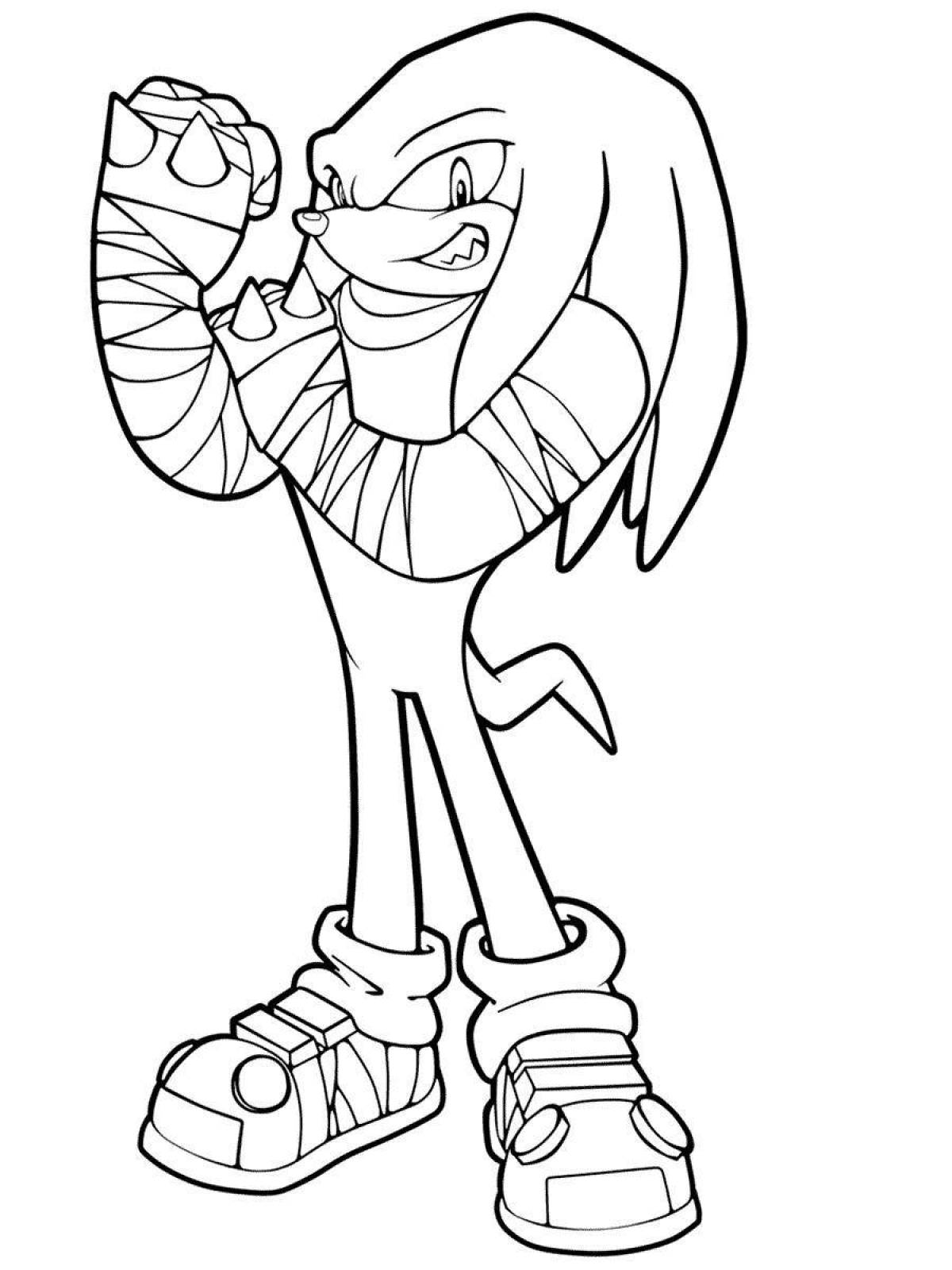 Fancy knuckles coloring book