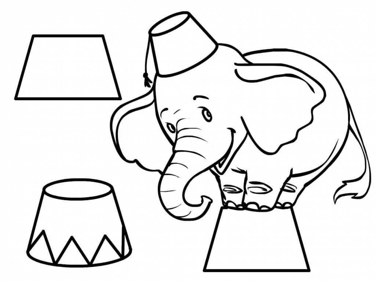 Playful figurine coloring pages