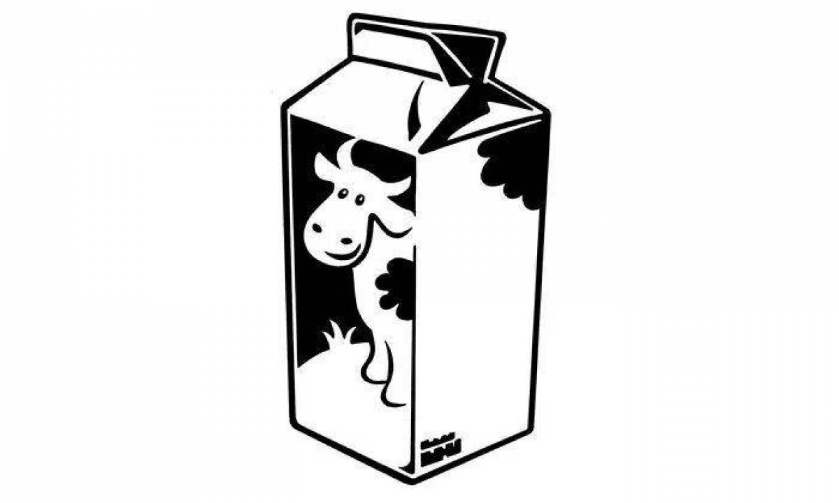 Раскраска «безумное молоко»