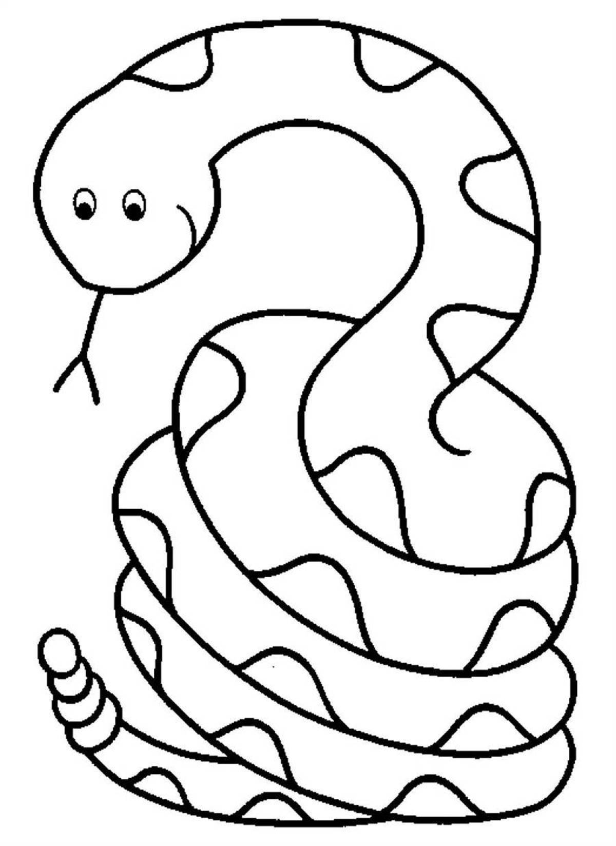 Змея для детей #12