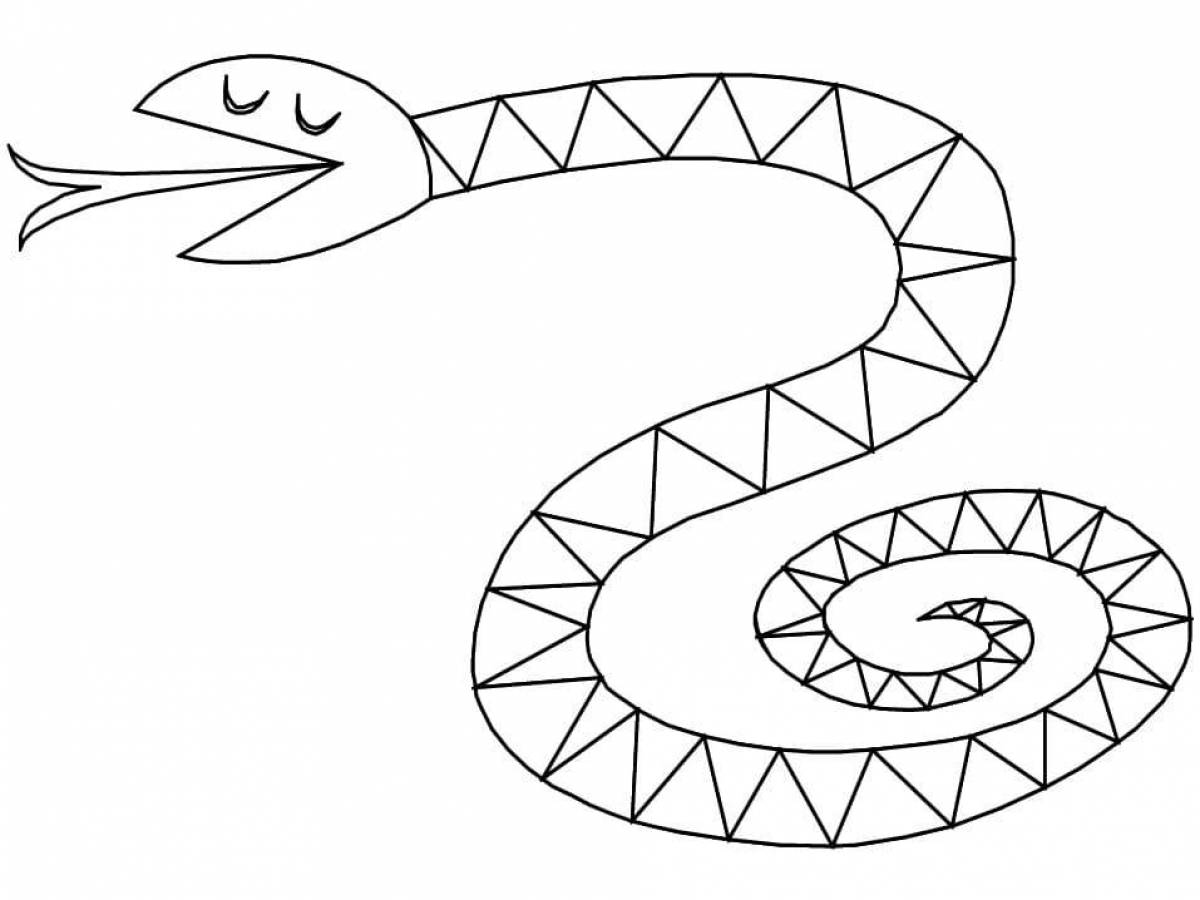 Змея для детей #15