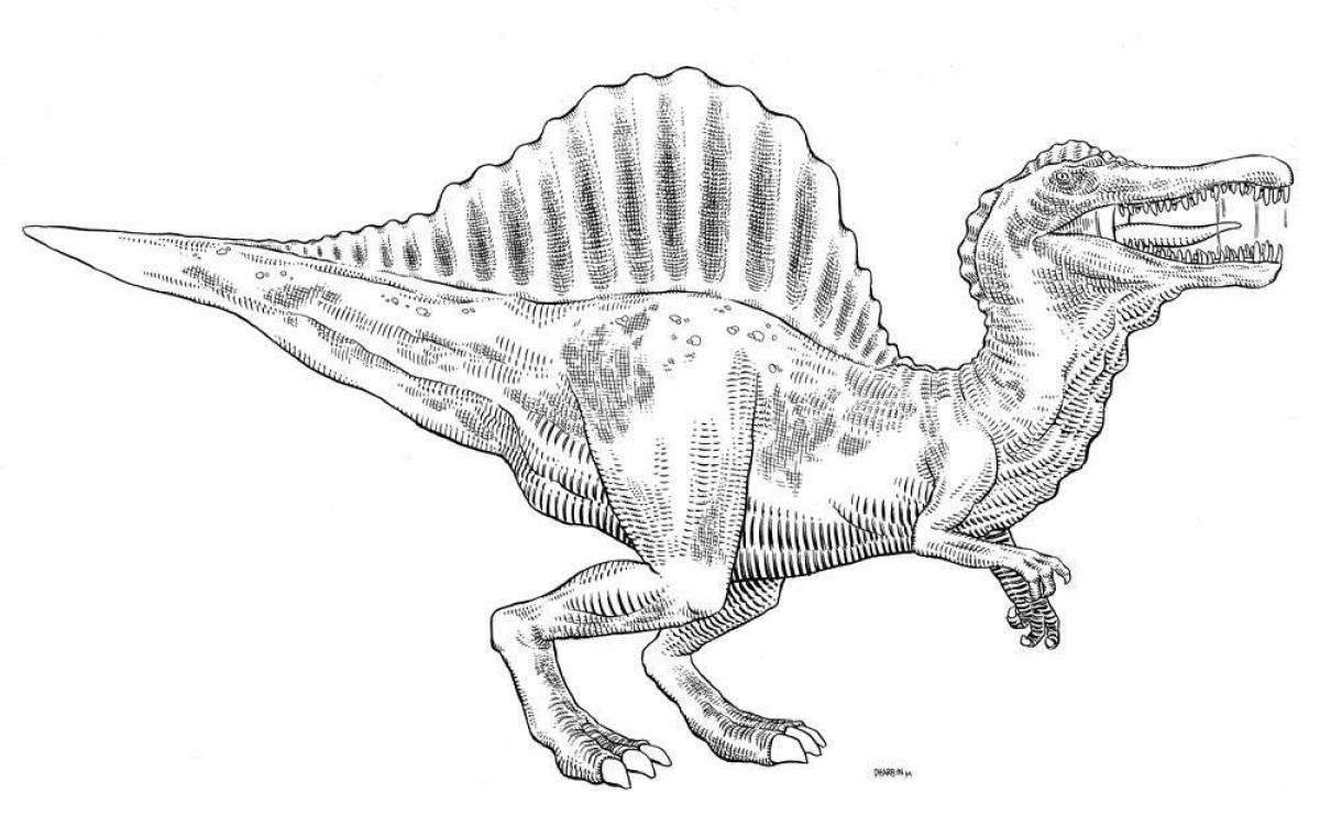 Как рисовать спинозавра