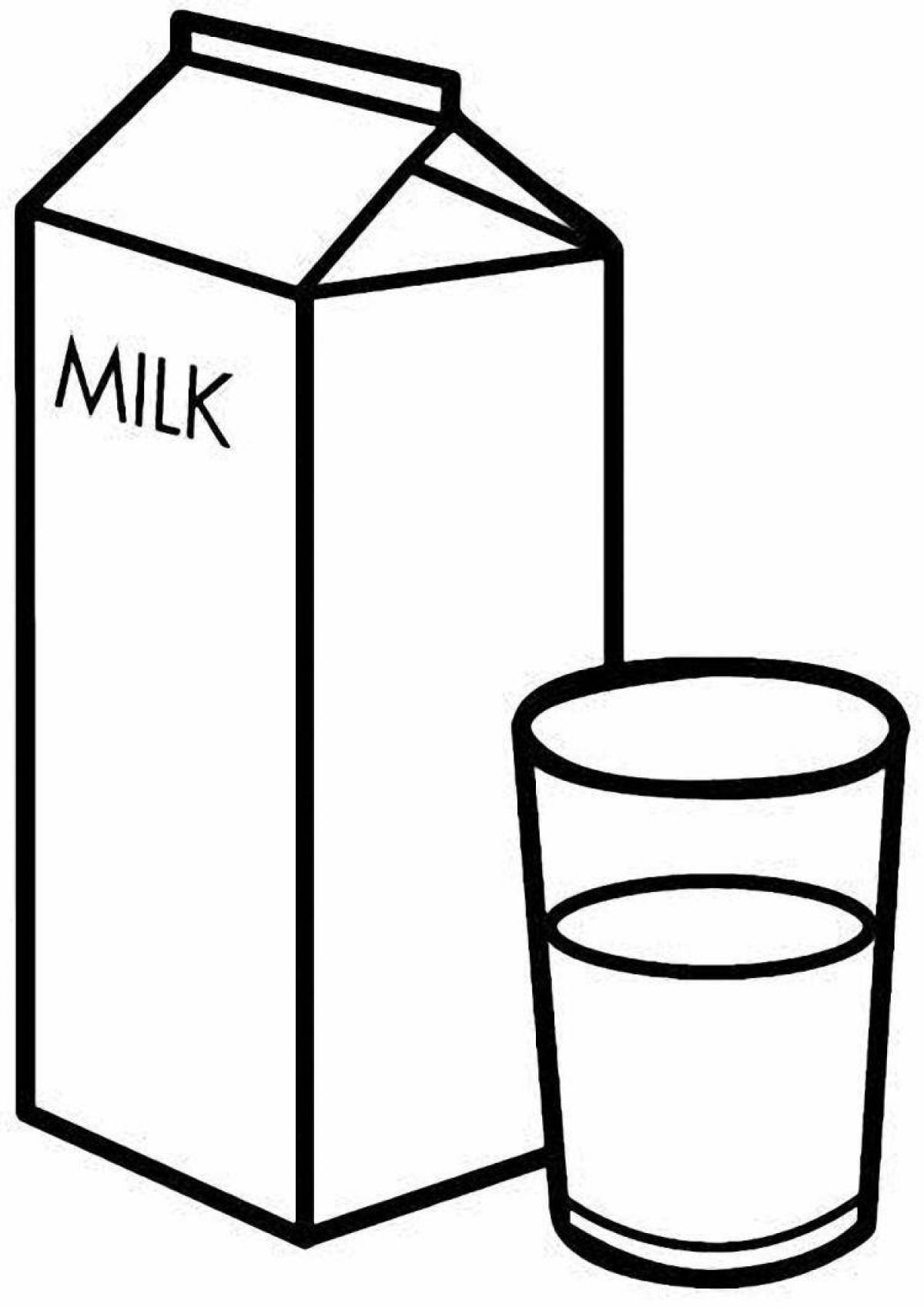 Рисунок молока