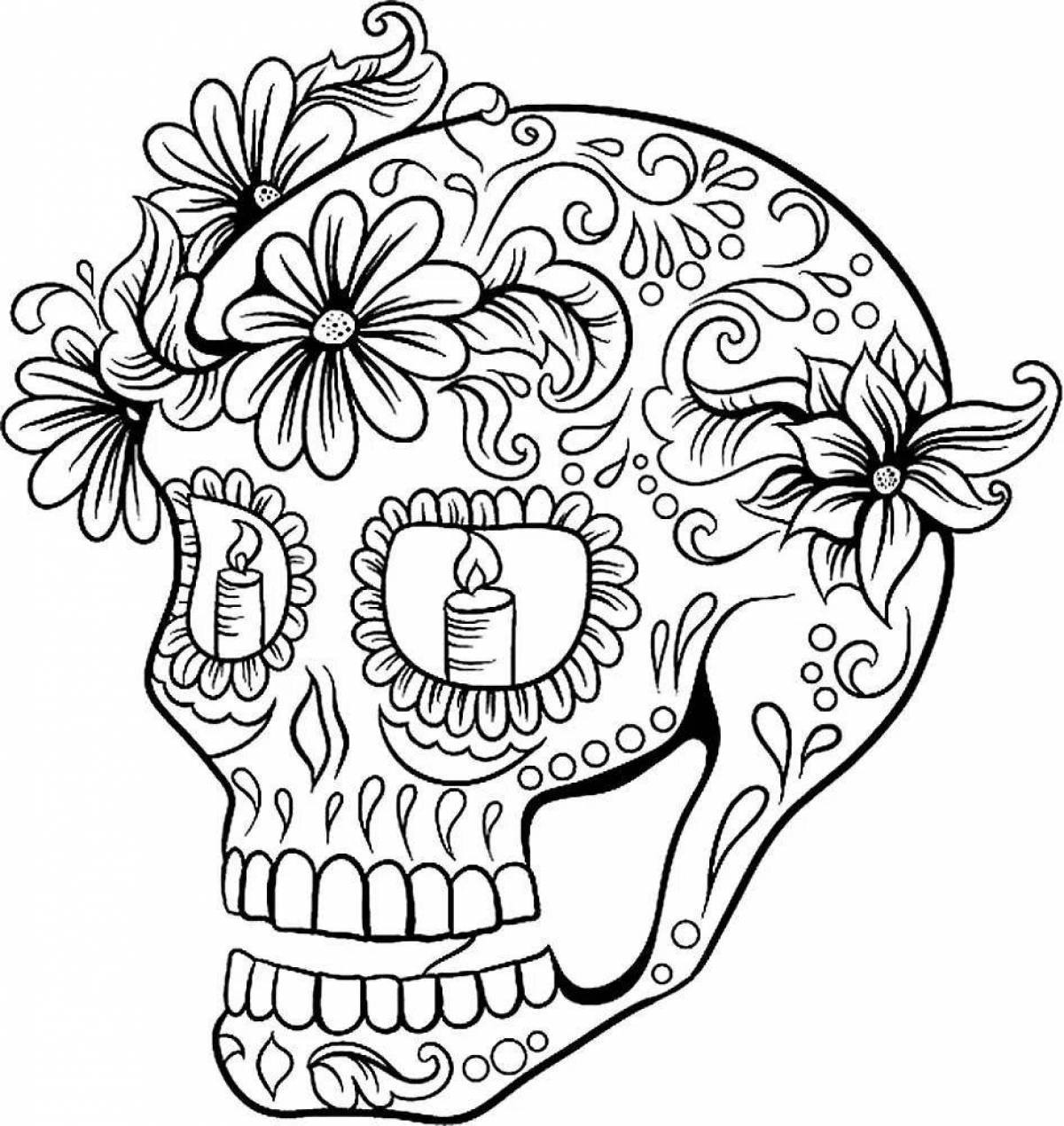 Exquisite antistress coloring book