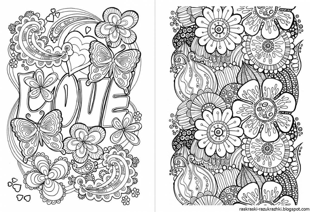 Great antistress coloring book