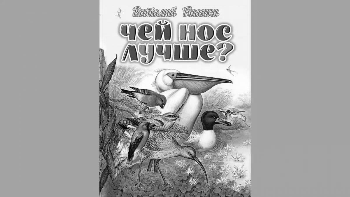 Great coloring book whose nose is better than Bianca's