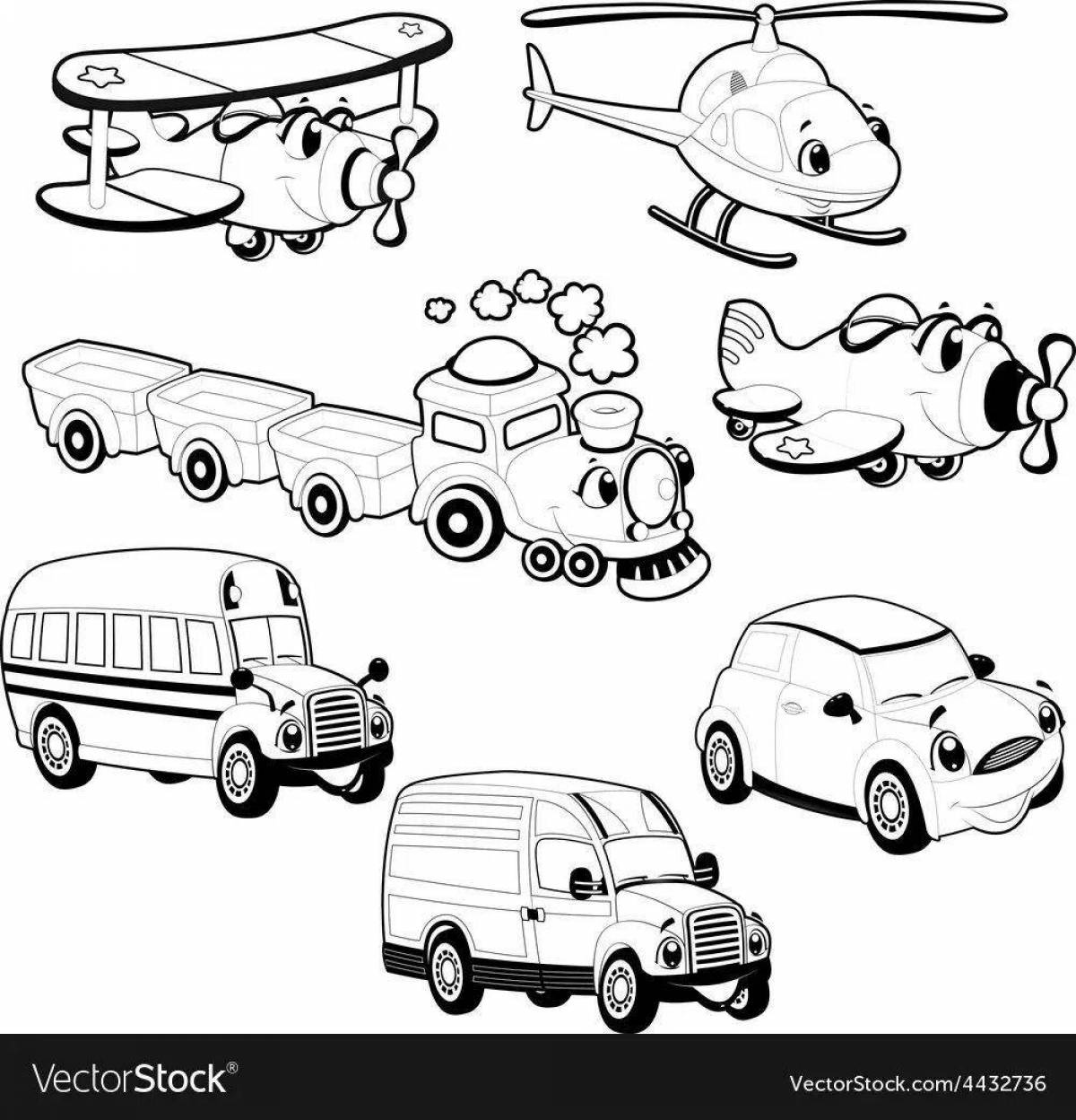 Magic coloring on one sheet