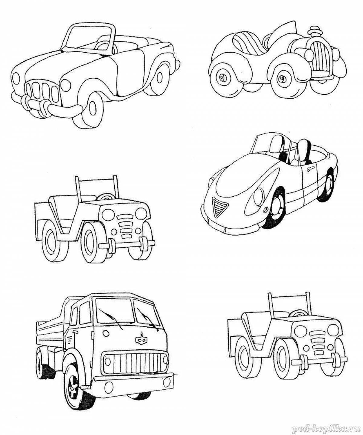 Spectacular coloring on one sheet