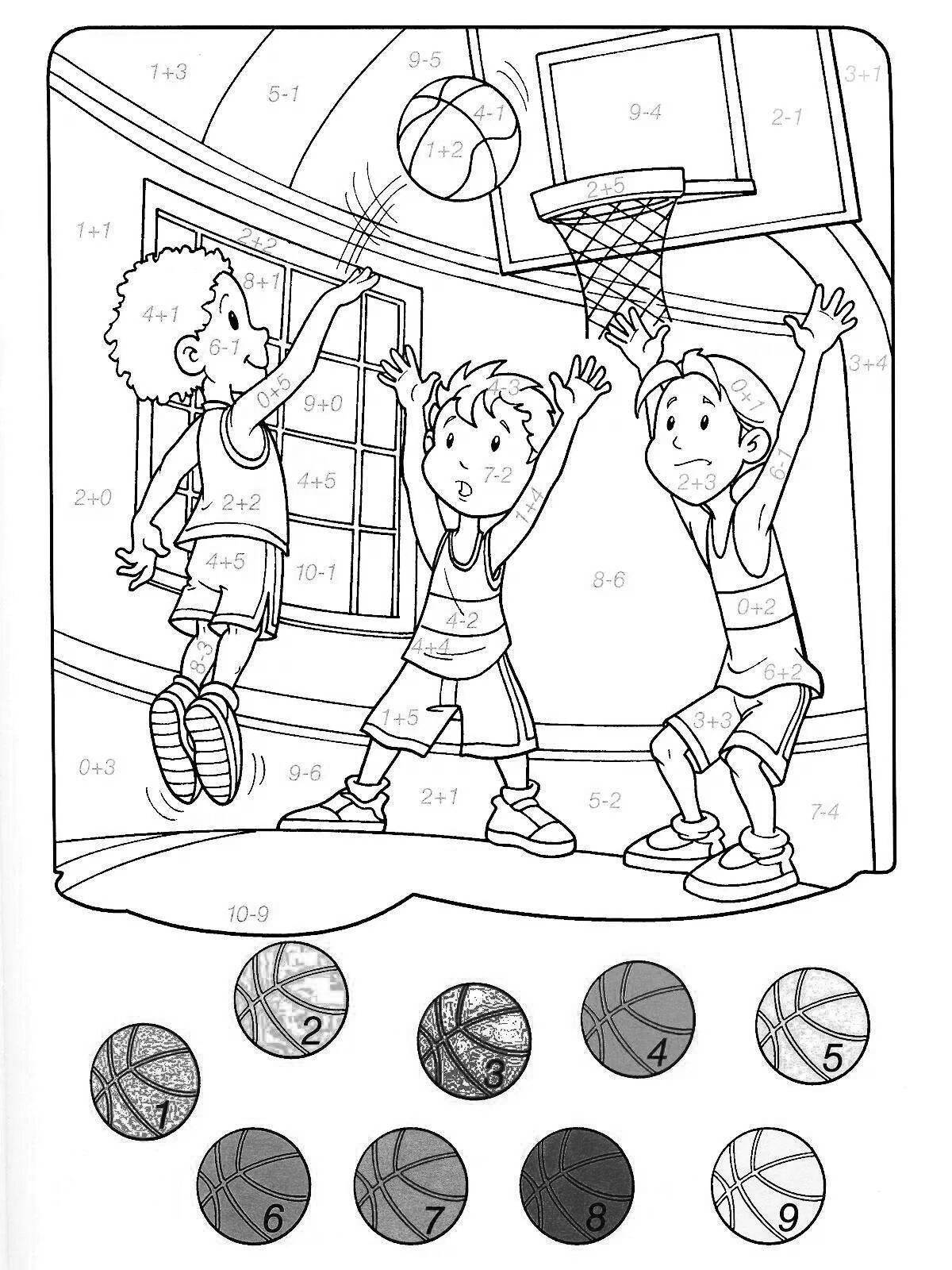 Tempting trashbox games coloring pages