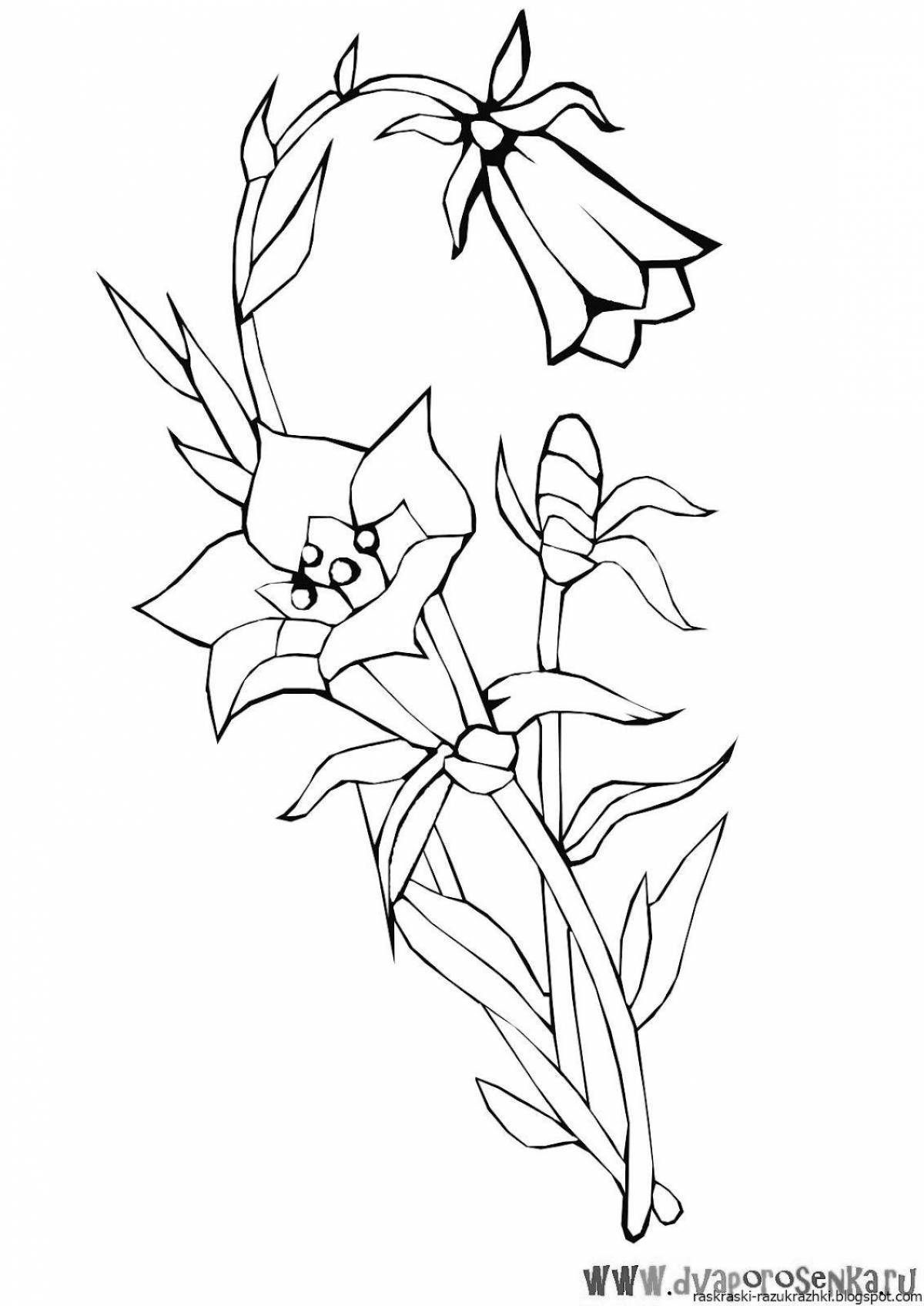 Photo Playful bell coloring for kids