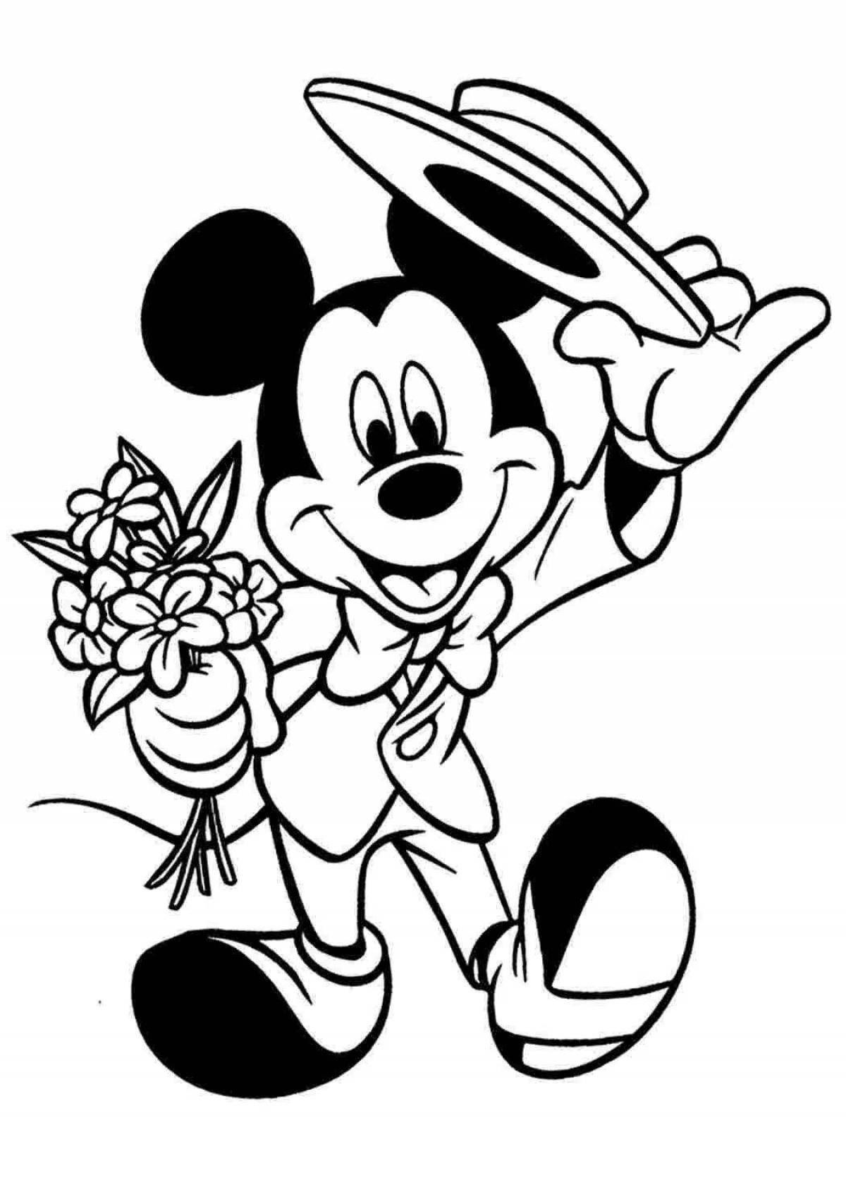 Mickey mouse fun coloring for boys