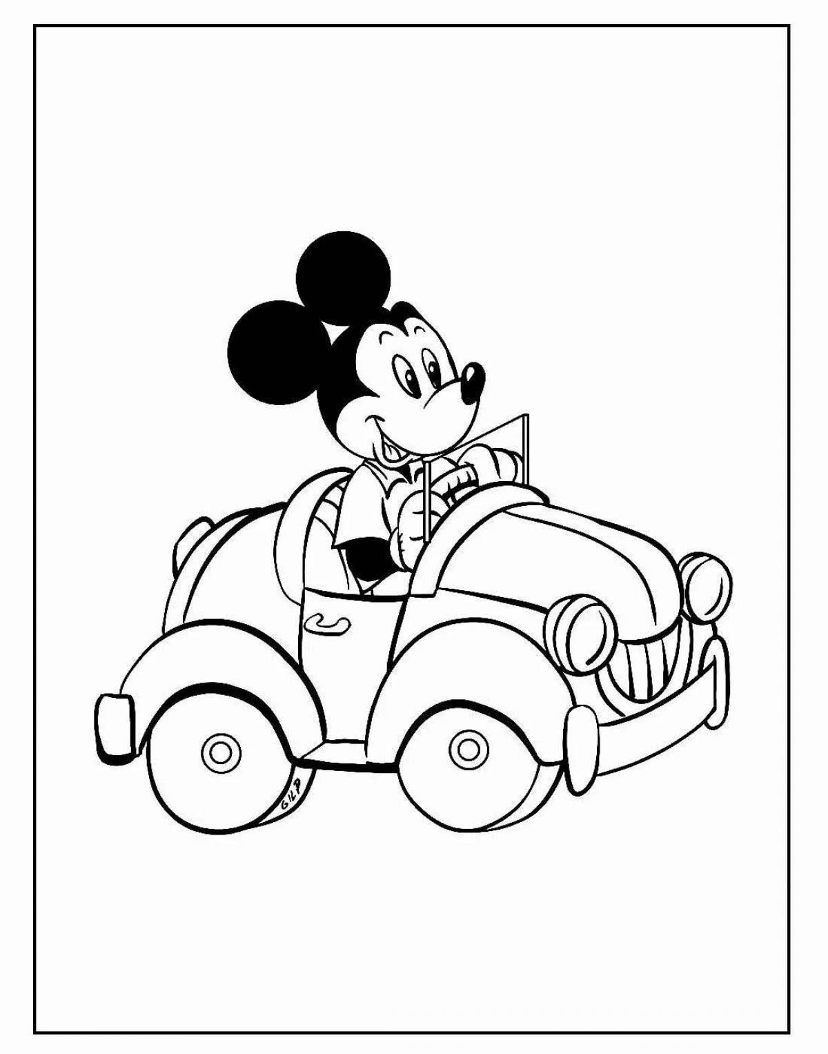 Mickey mouse bright coloring for boys