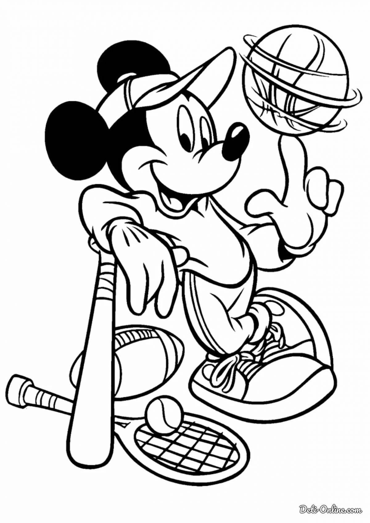 Mickey mouse live coloring for boys