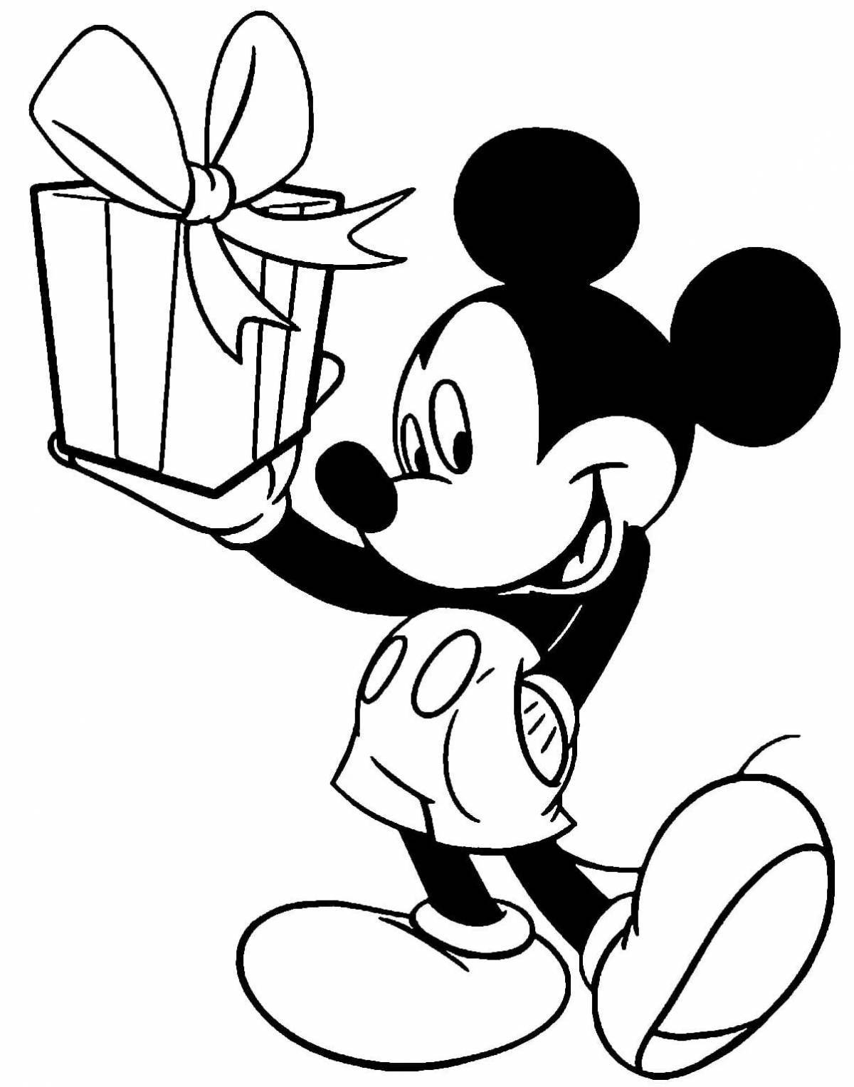 Outstanding mickey mouse coloring book for boys
