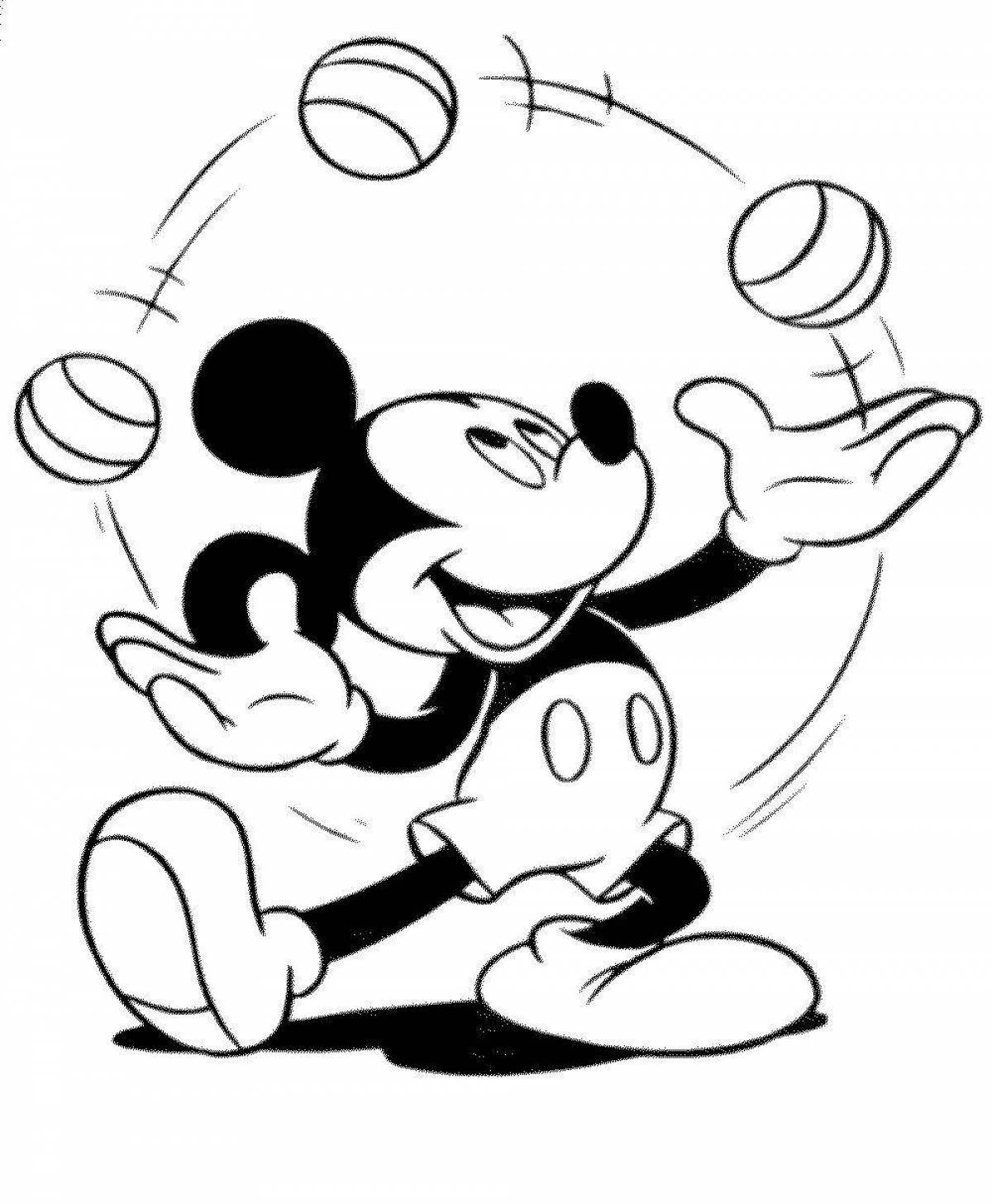 Impressive mickey mouse coloring book for boys
