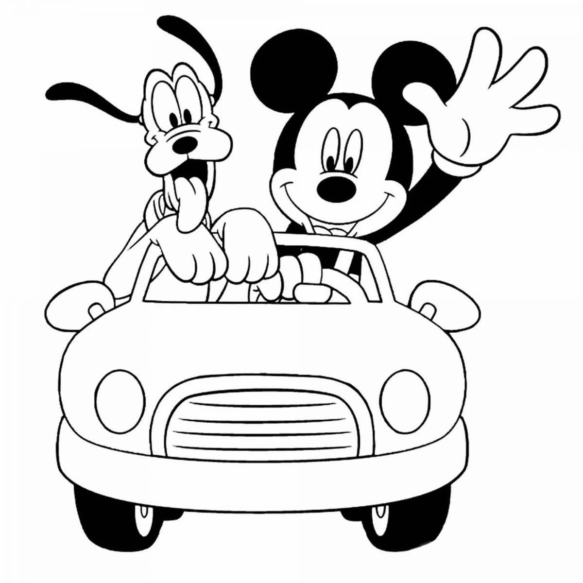 Incredible mickey mouse coloring book for boys