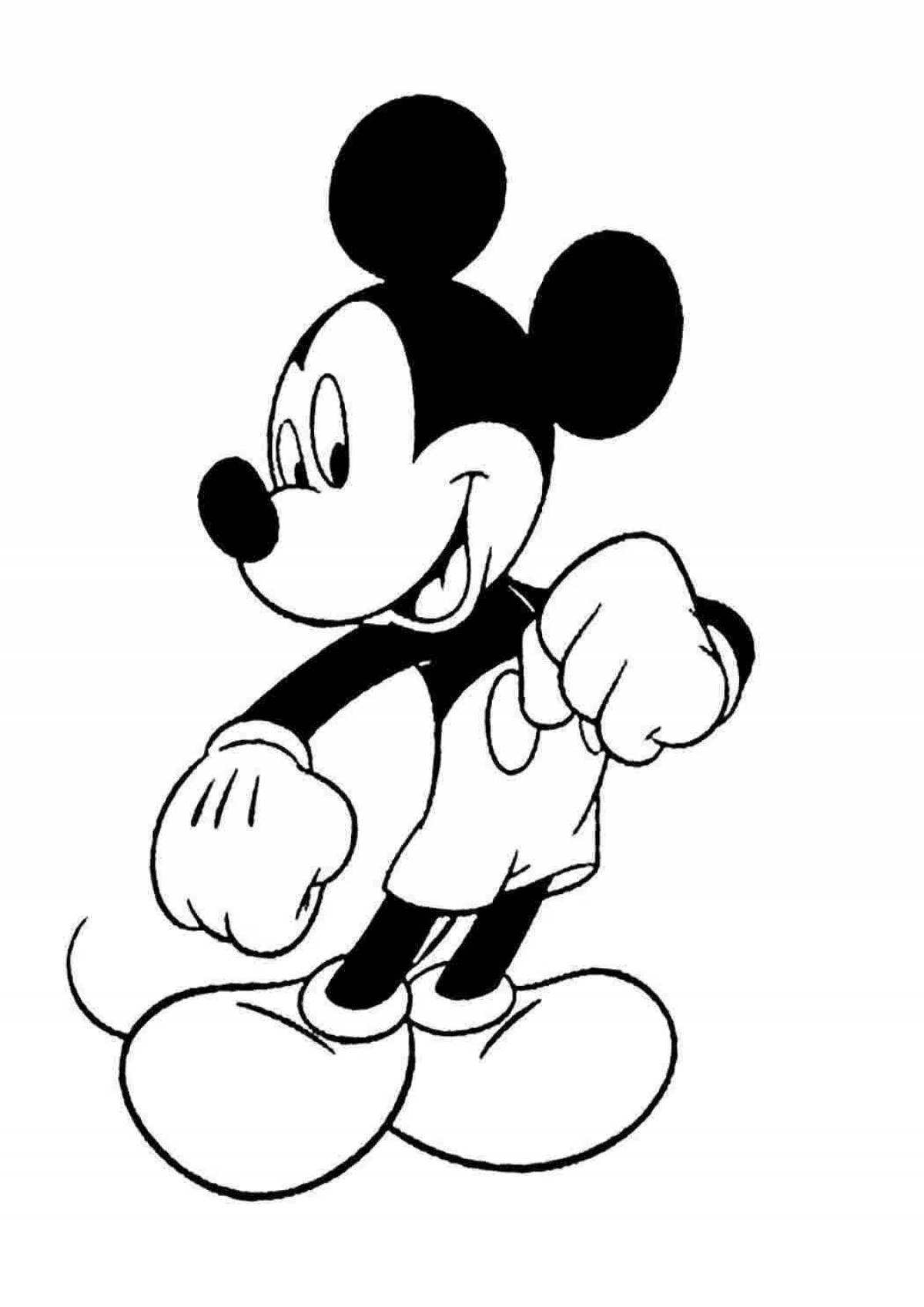 Exquisite mickey mouse coloring book for boys