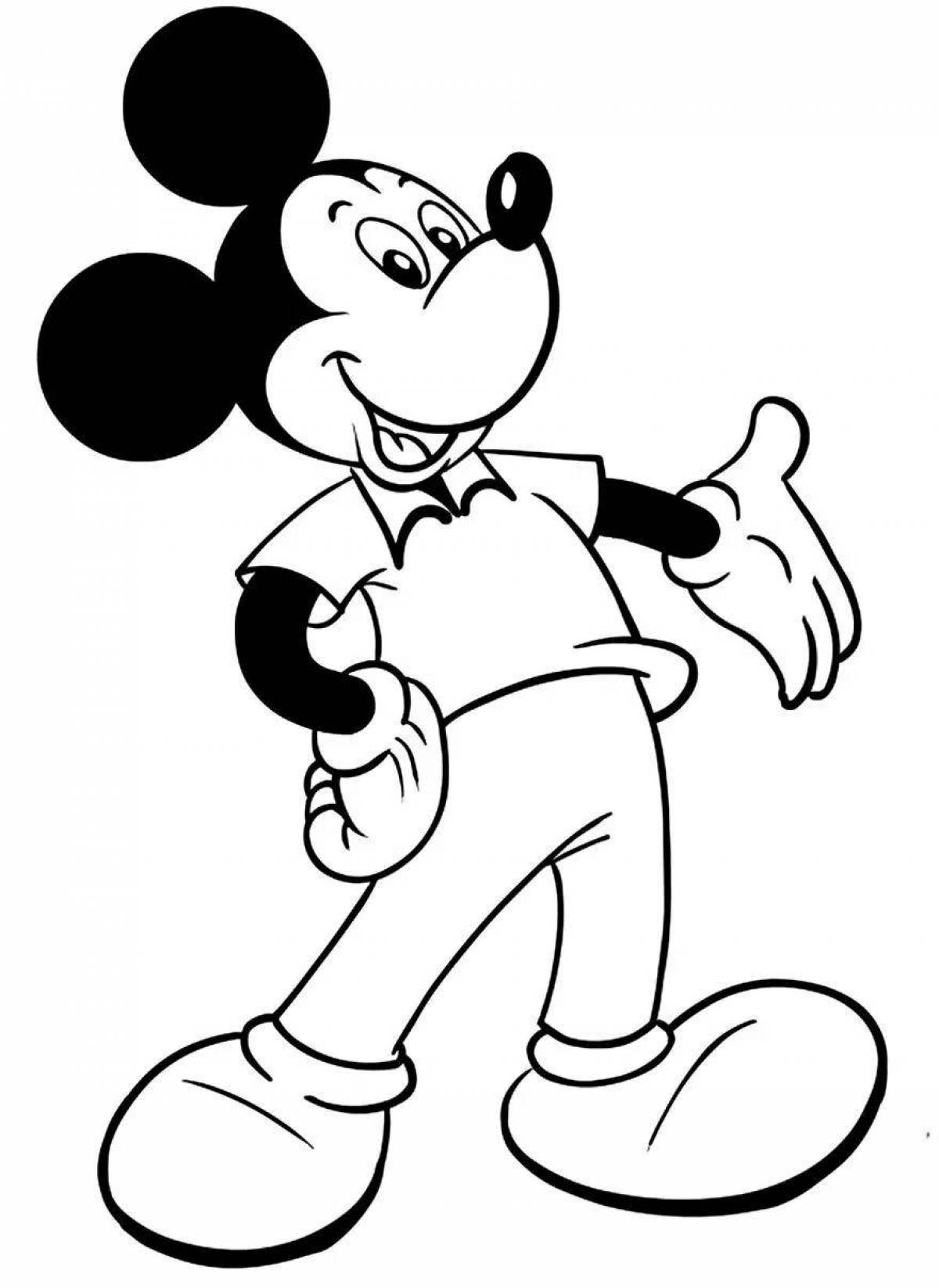 Mickey mouse creative coloring for boys