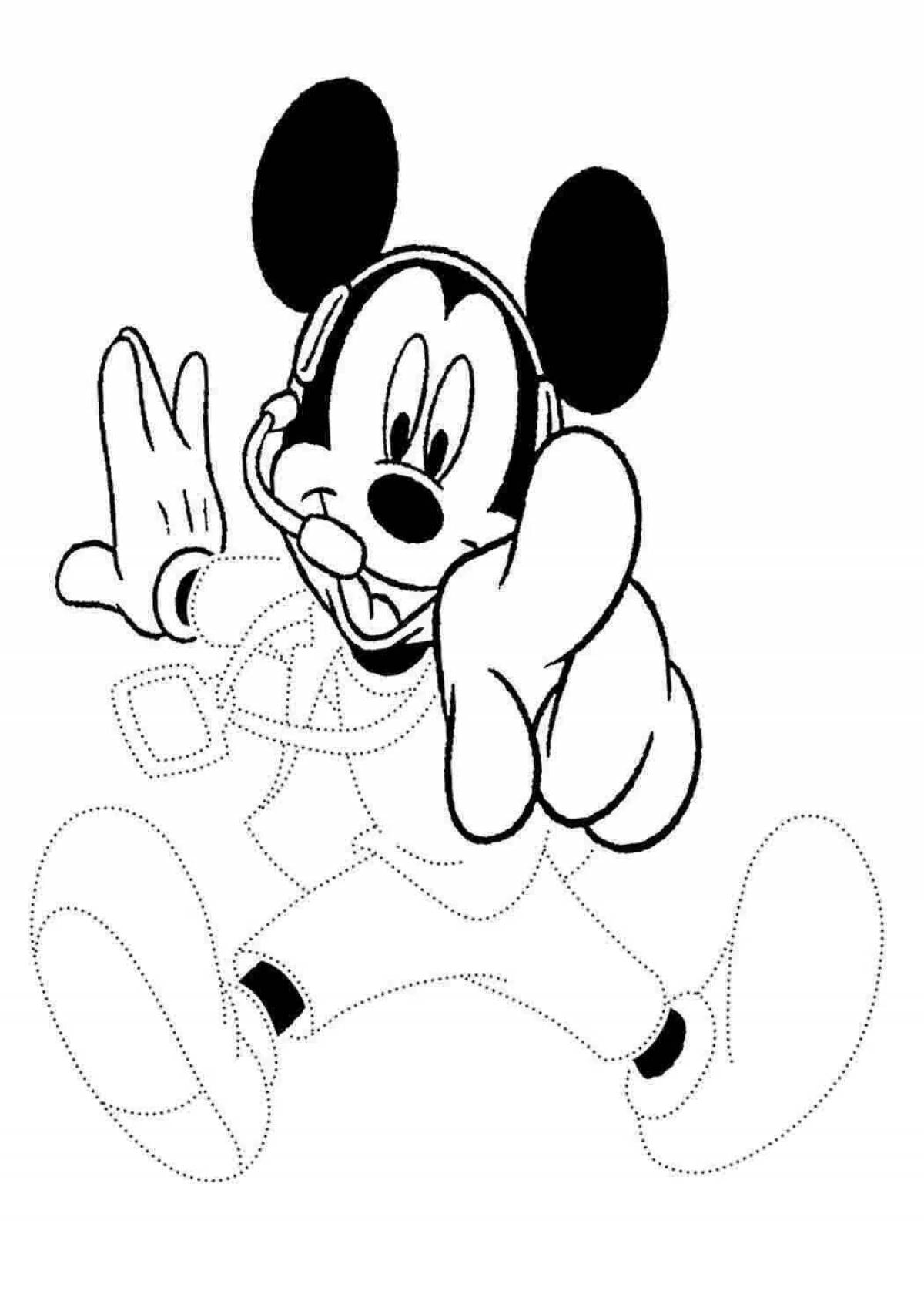 Irresistible coloring mickey mouse for boys