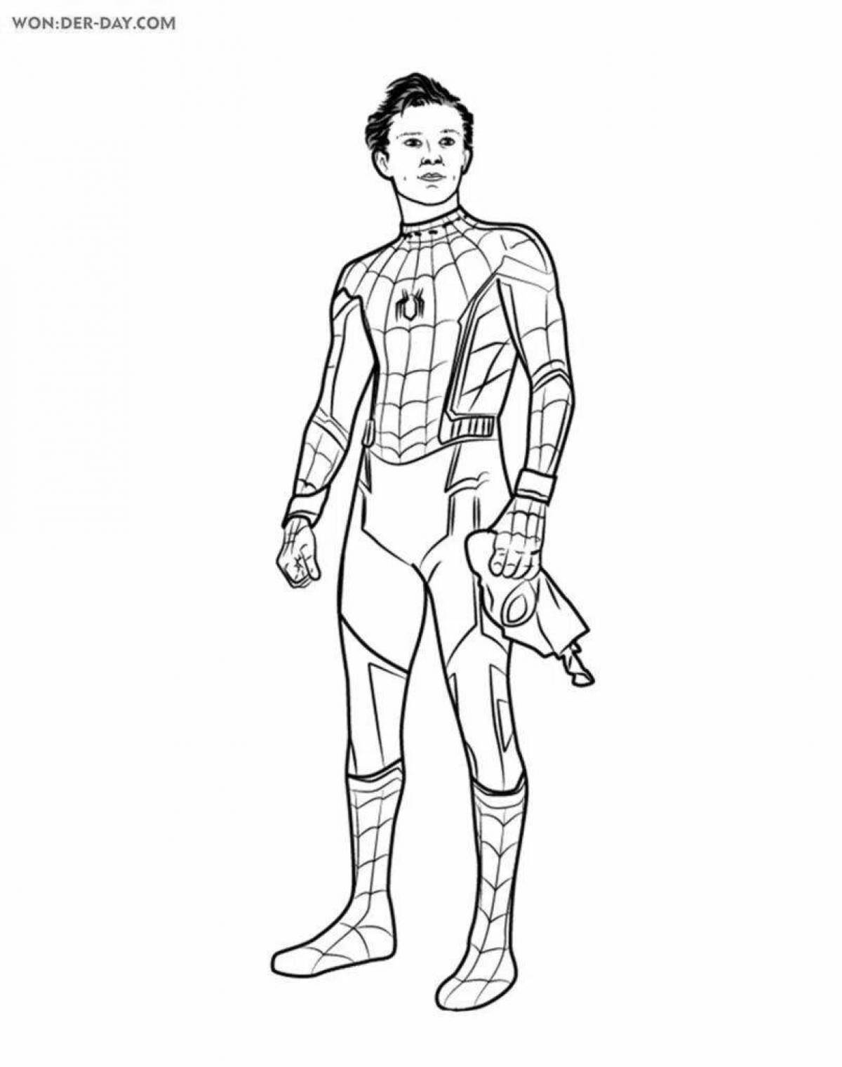 Peter parker's amazing spiderman coloring book
