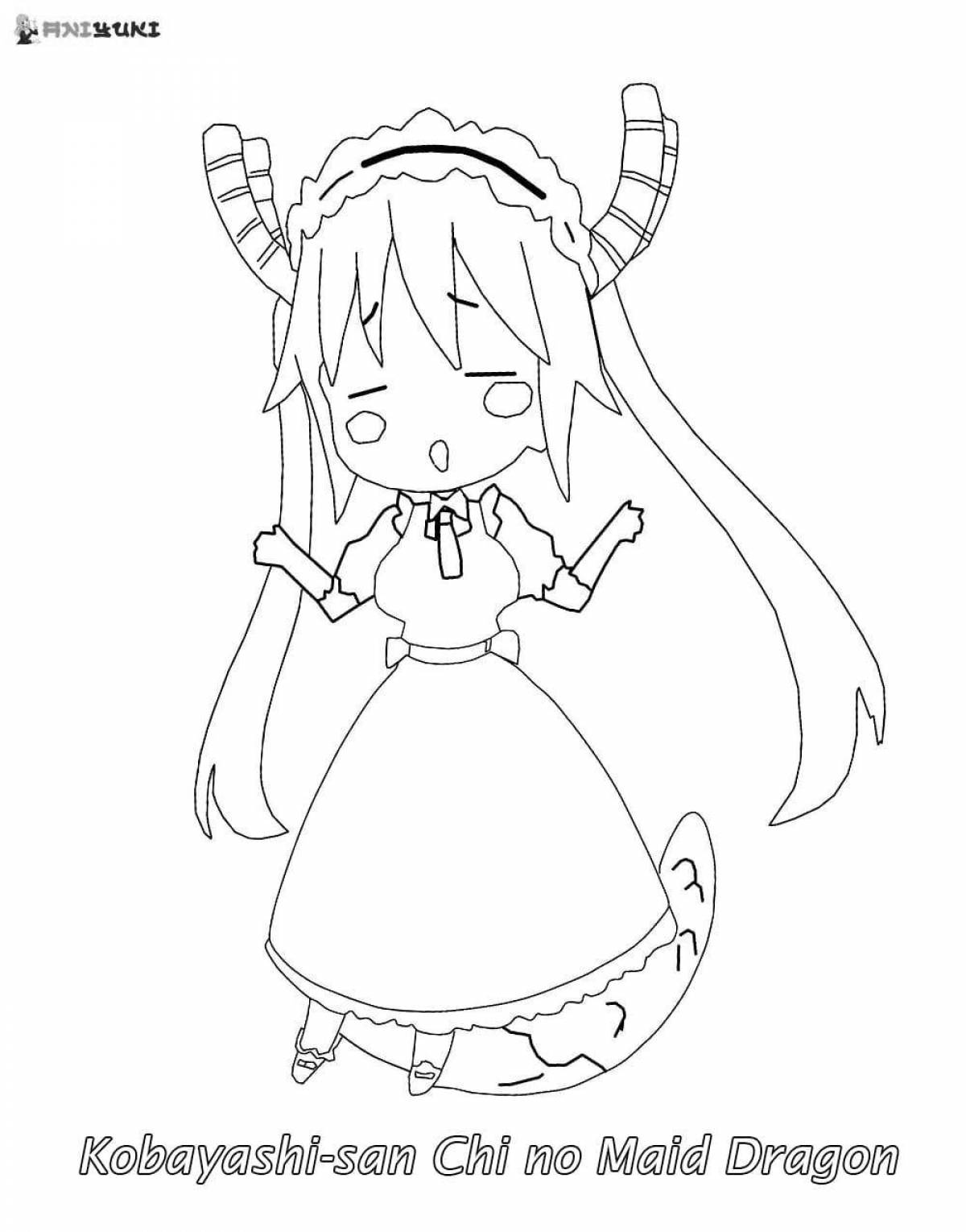Kobayashi's cheerful anime dragon maid