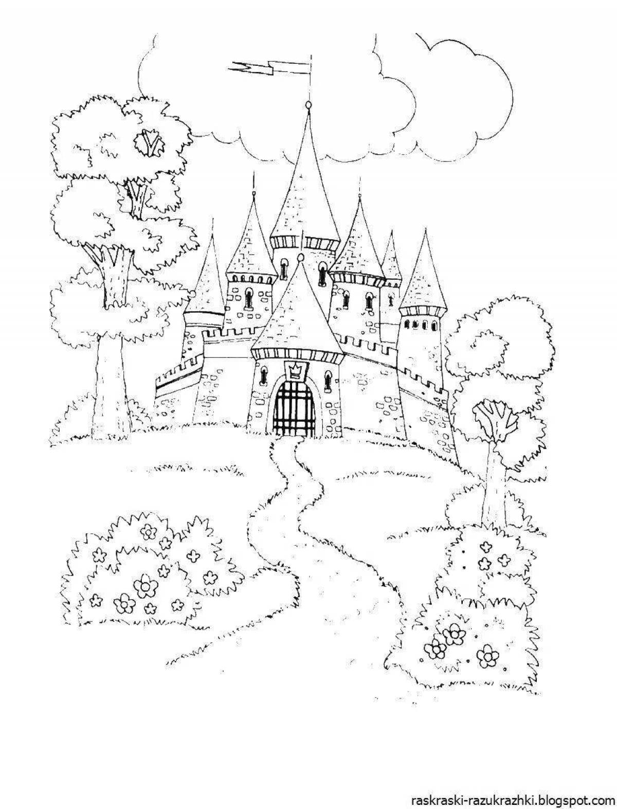Fantastic fairy kingdom coloring book for kids