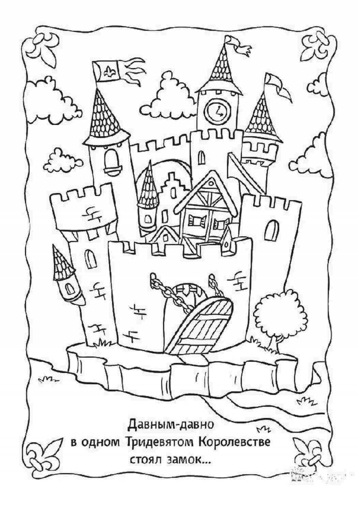 Adorable fairy kingdom coloring book for kids