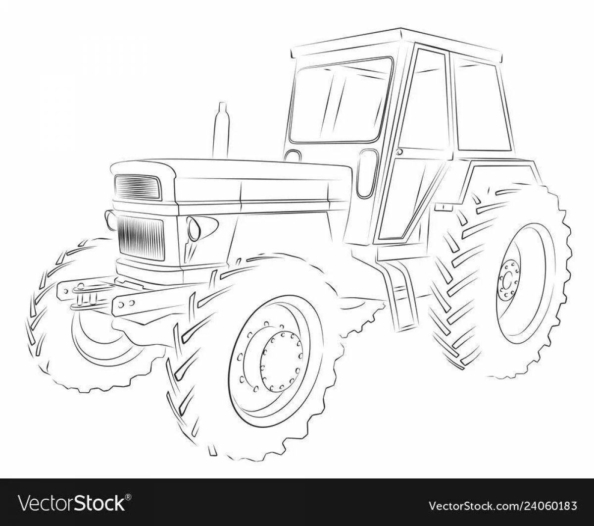 Luminous belarus tractor mtz 82