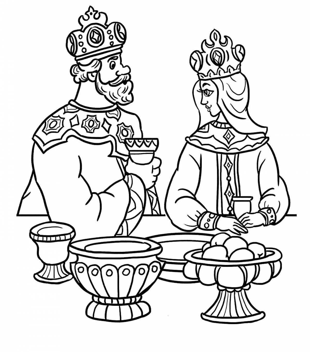 Coloring king king saltan