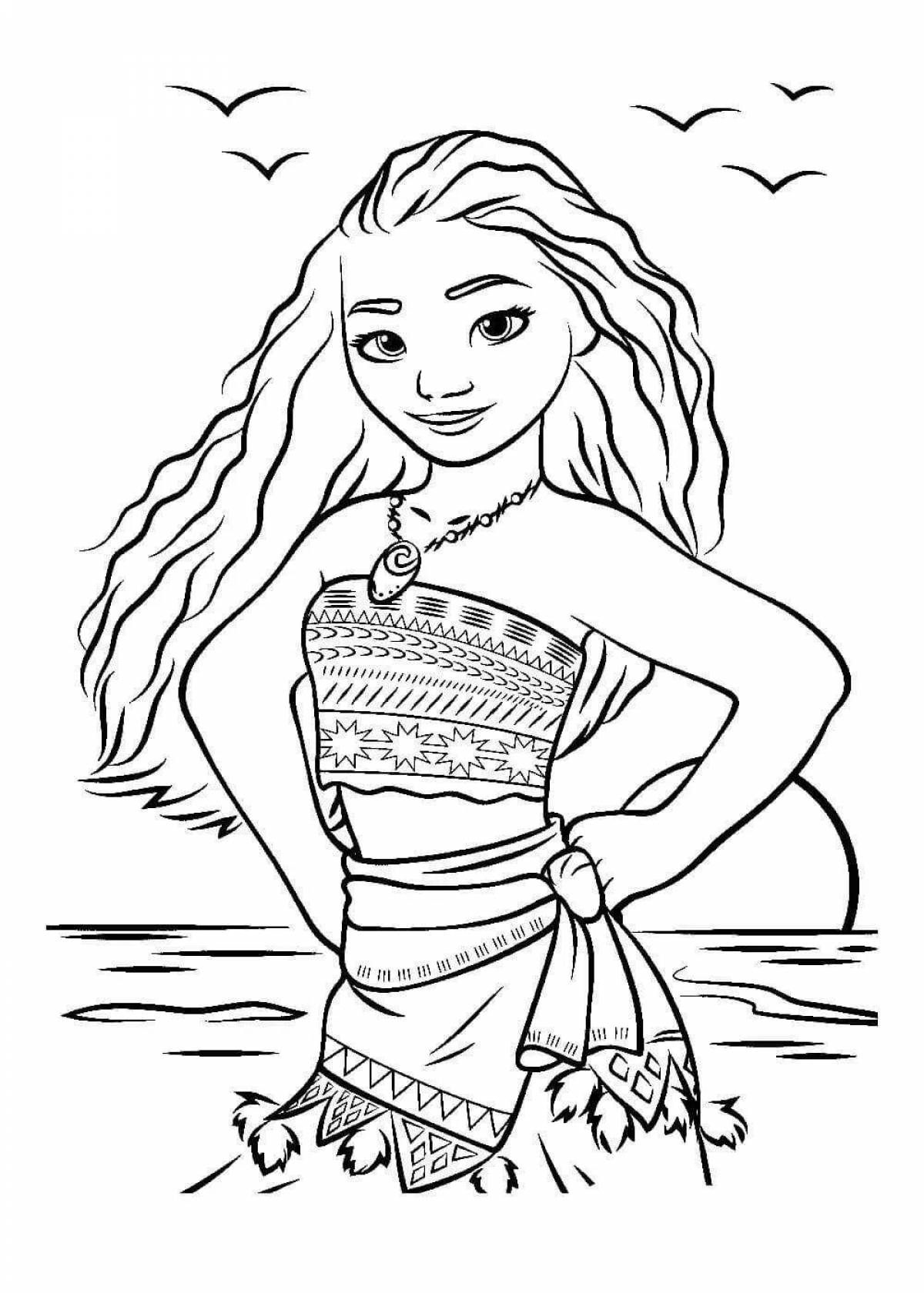 Glorious coloring book for girls 9-12 years old