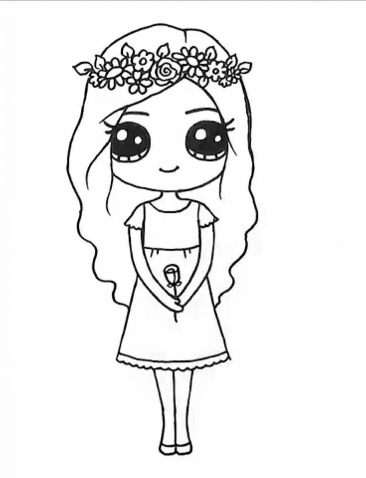 Awesome coloring pages for girls easy