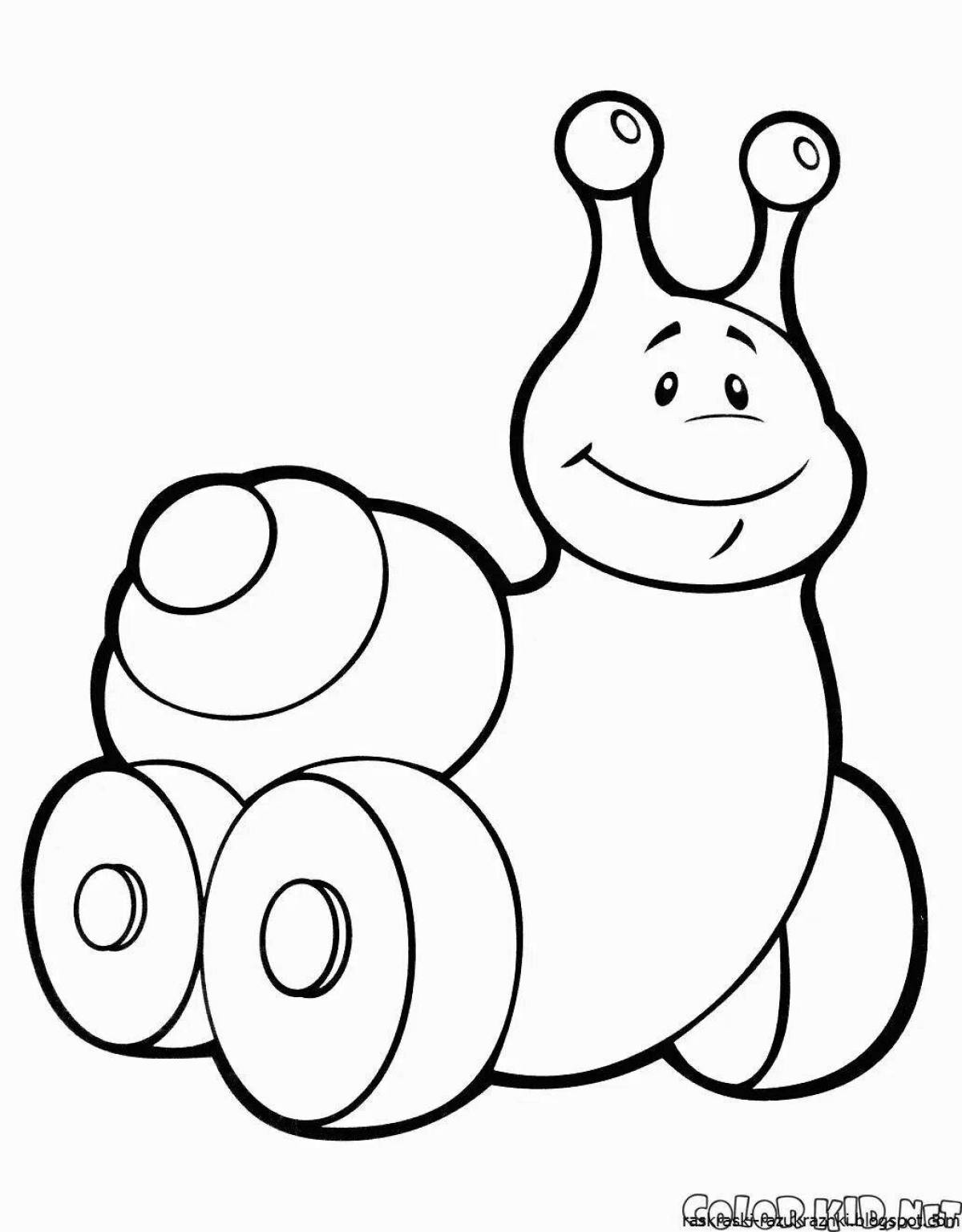 Attractive coloring for the younger group 2 3