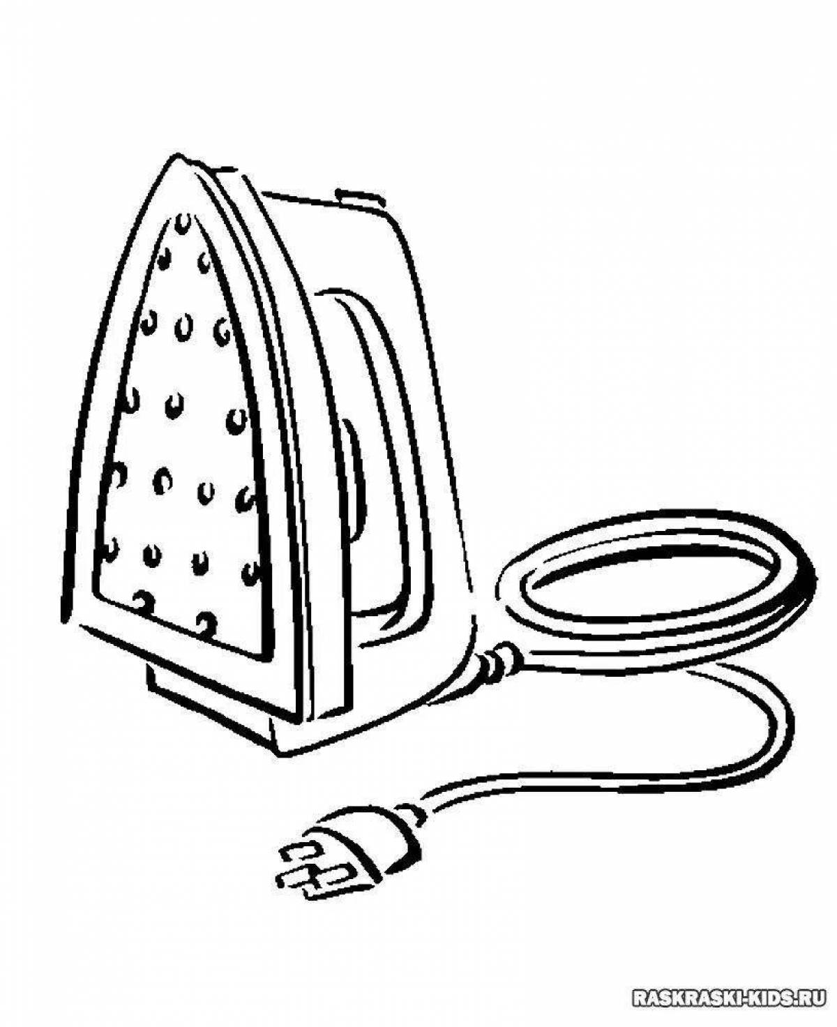 Электроприборы картинки для детей раскраски