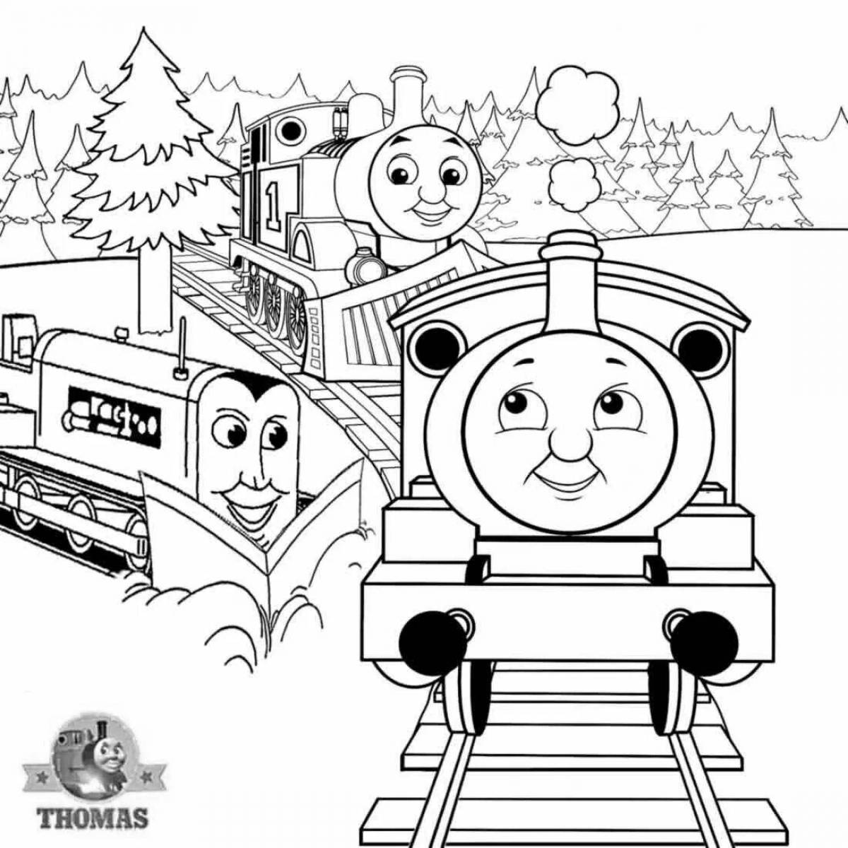 Томас и его друзья раскраска Генри