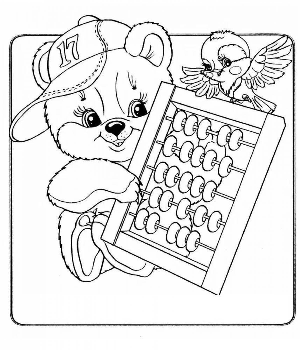 Colorful 3rd grade financial literacy coloring book
