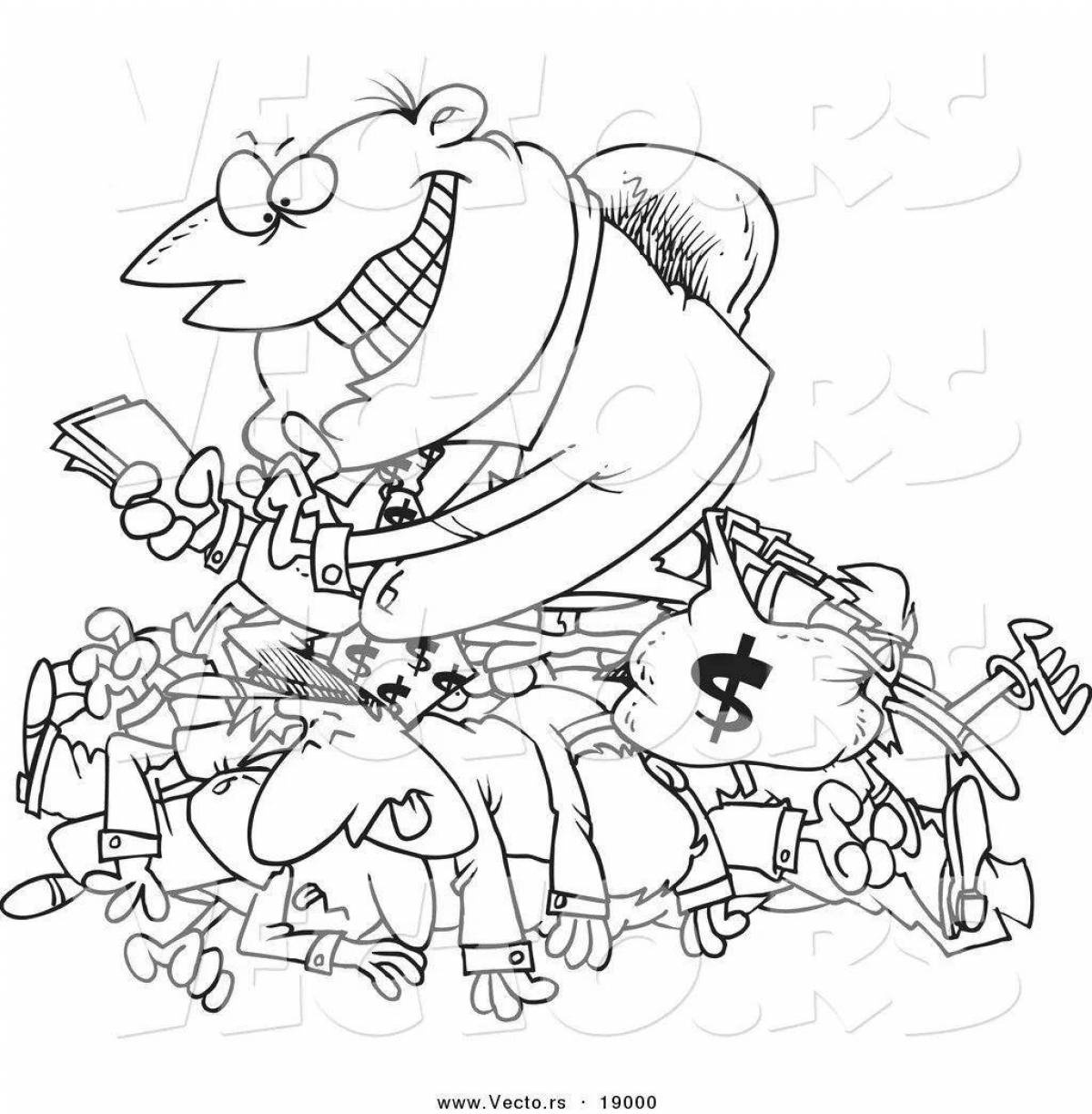 Photo Attractive financial literacy 3rd grade coloring book