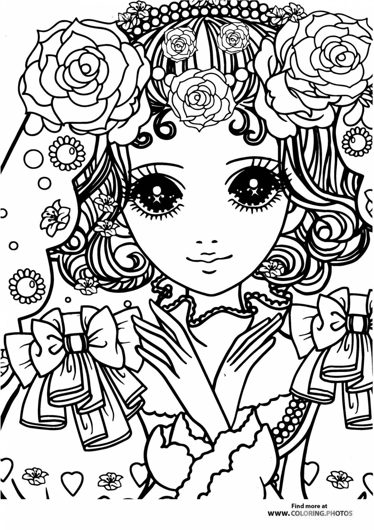 Cute coloring book for 16-17 year old girls