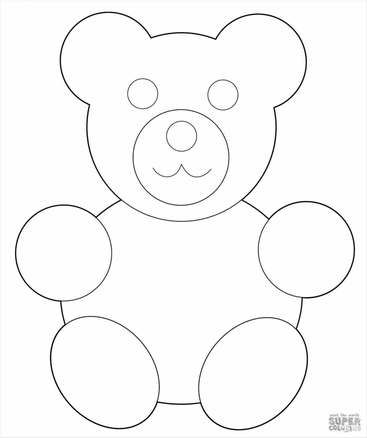 Exciting bear valera coloring book