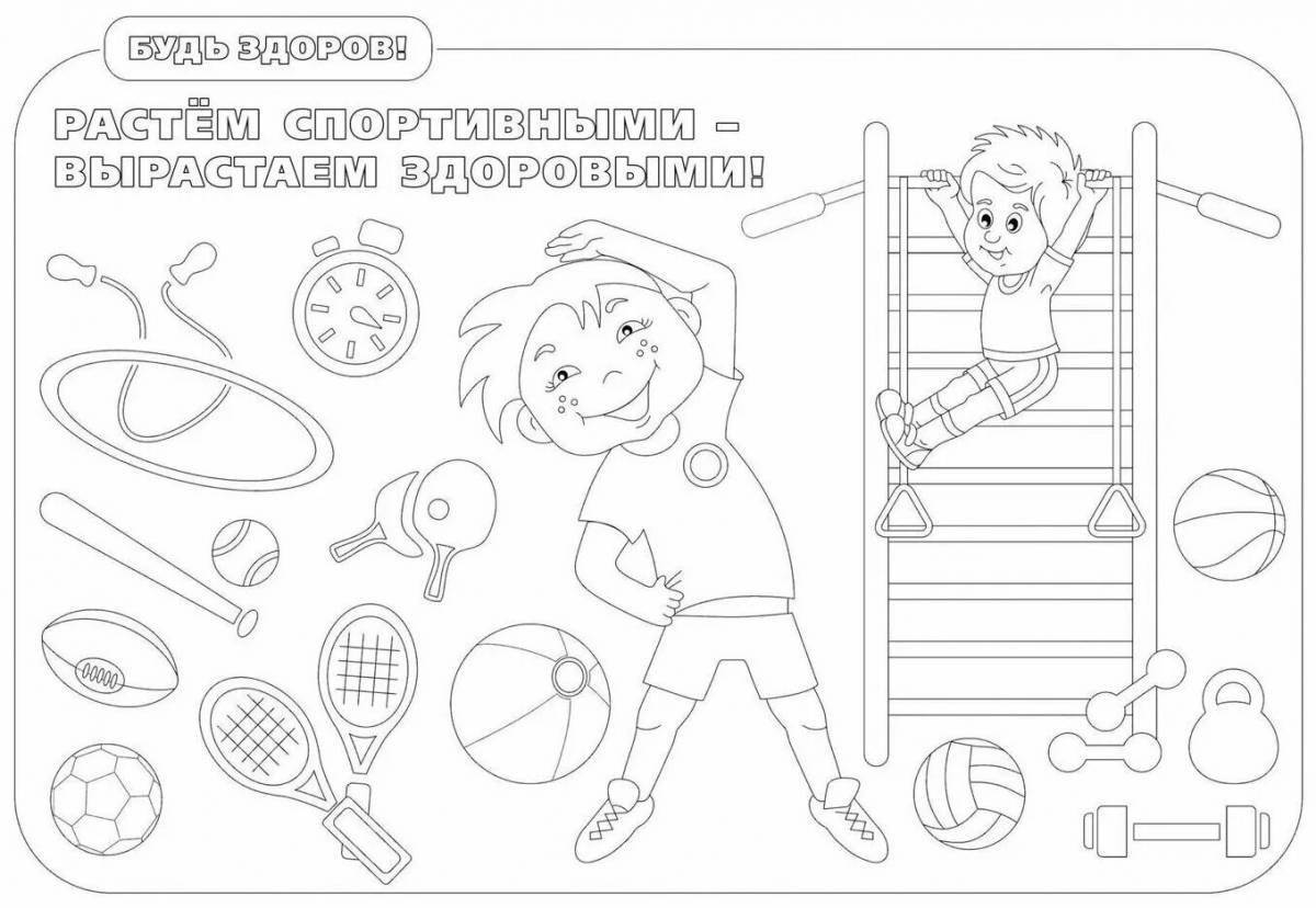 Amazing coloring book about bad habits for elementary school