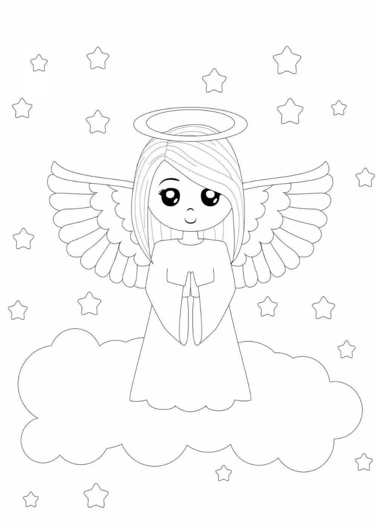 Angel with wings for kids #5