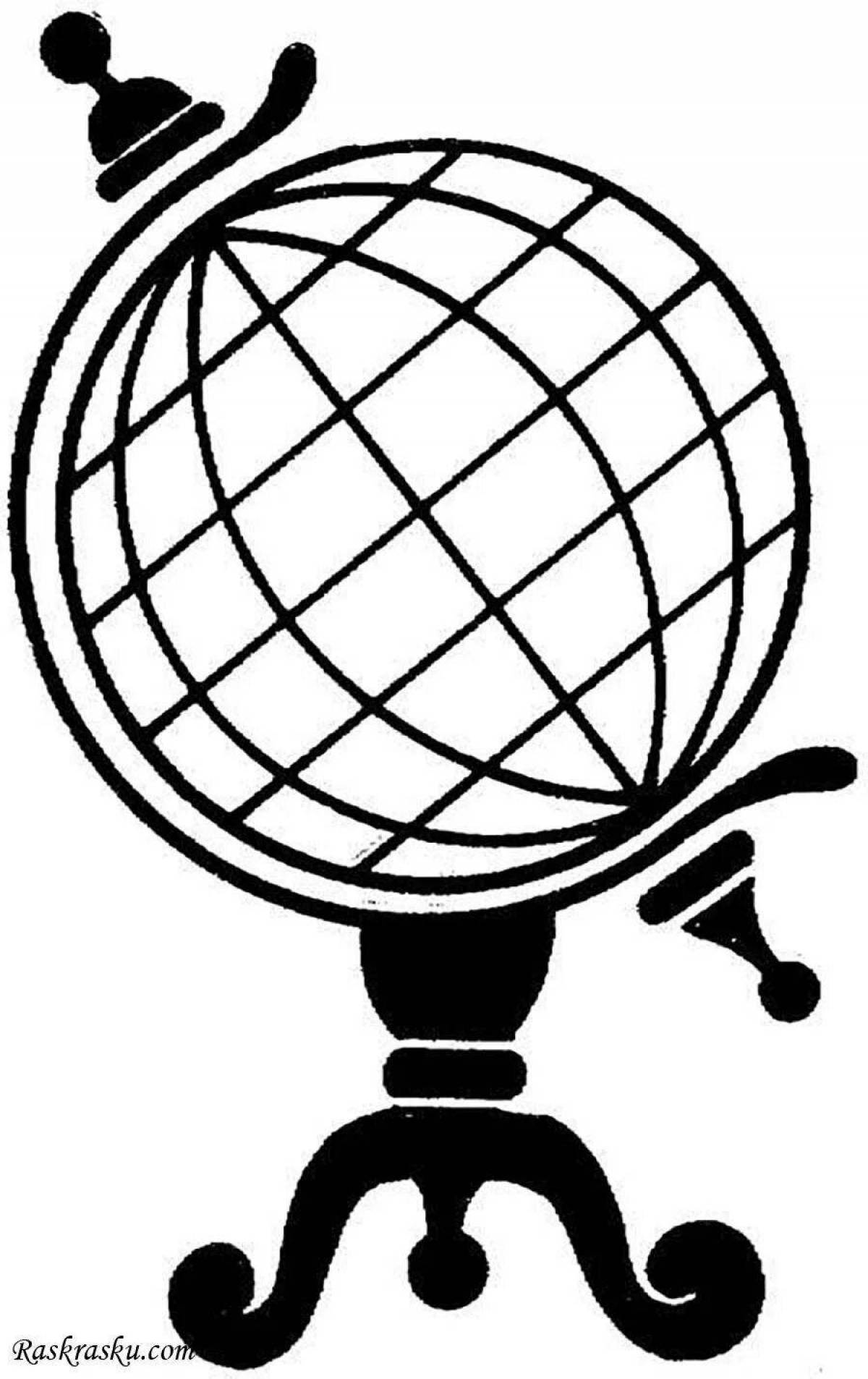 Children's globe drawing for #8