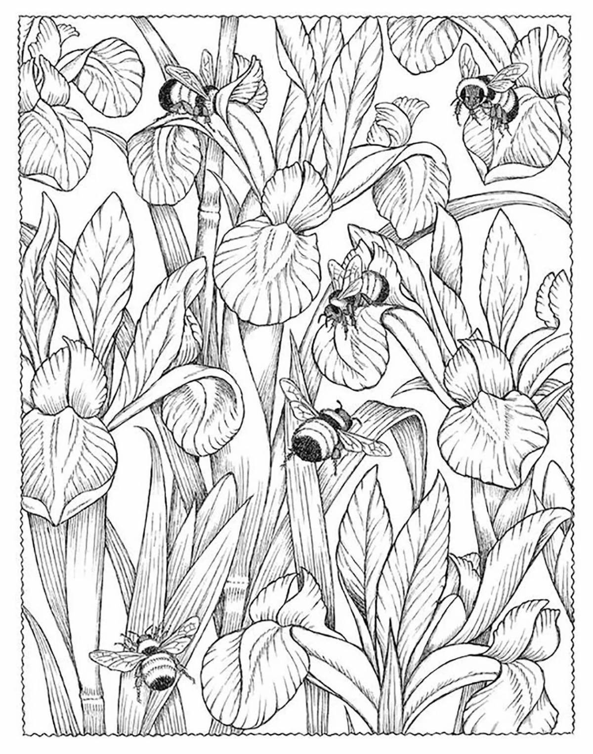 Serene adult coloring pages