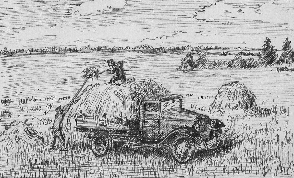 Grand lorry during the war years