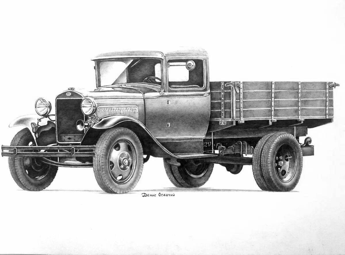 Monumental truck during the war years