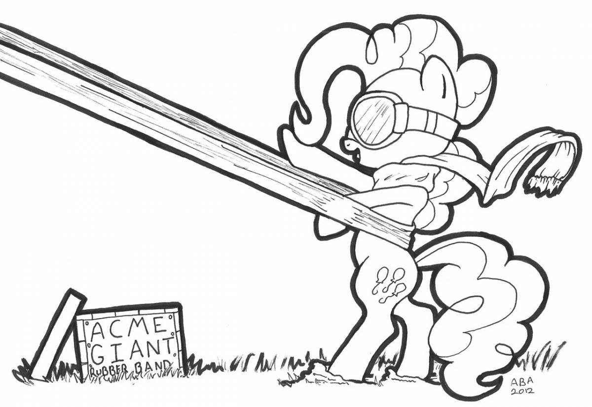 Vivacious coloring page pony play time 2 chapter