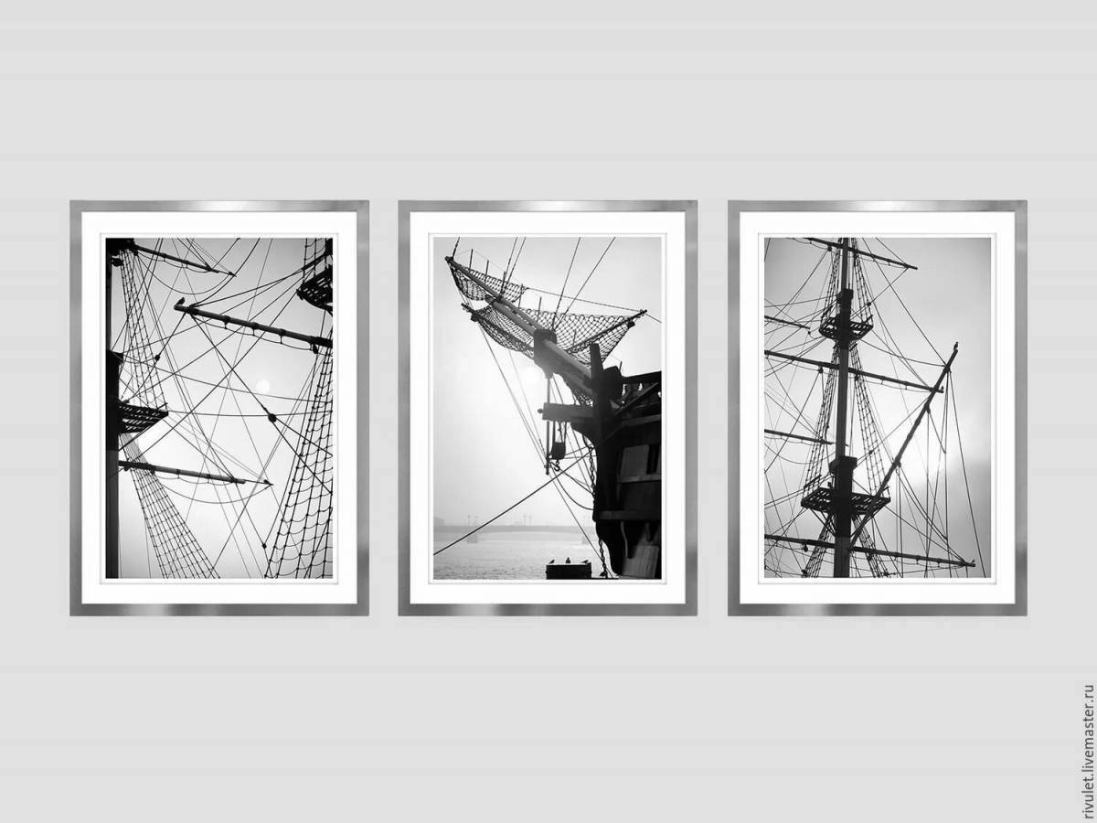 Красивая страница раскраски с автоматическими черно-белыми фотографиями